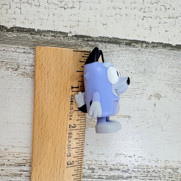 Bluey OLDER SOCKS and MUFFIN Set Heeler Cousin Standing Figure Blue RARE - Picture 16 of 16